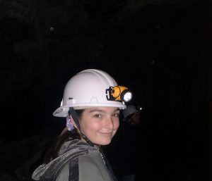 Girl Caving Waitomo New Zealand Abigail Simpson